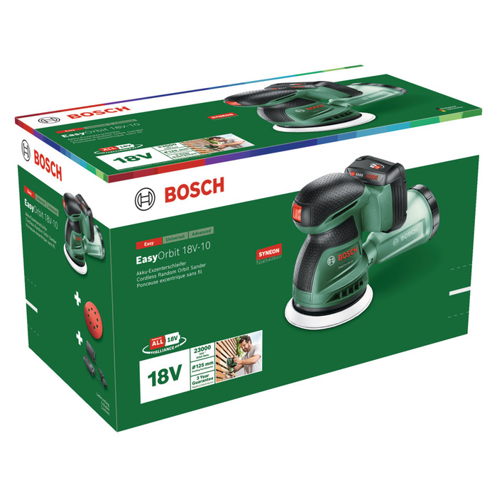 Bosch EasyOrbit 18V-10 akku excentersliber
